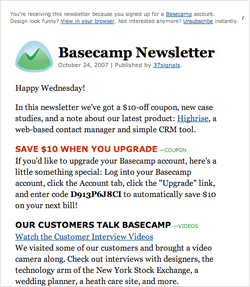 Basecamp Newsletter