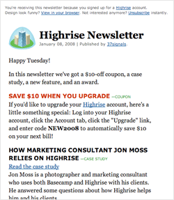 Highrise Newsletter