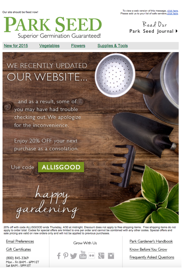 Oops! When email marketing mistakes happen