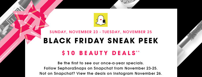 Sephora holiday email campaign